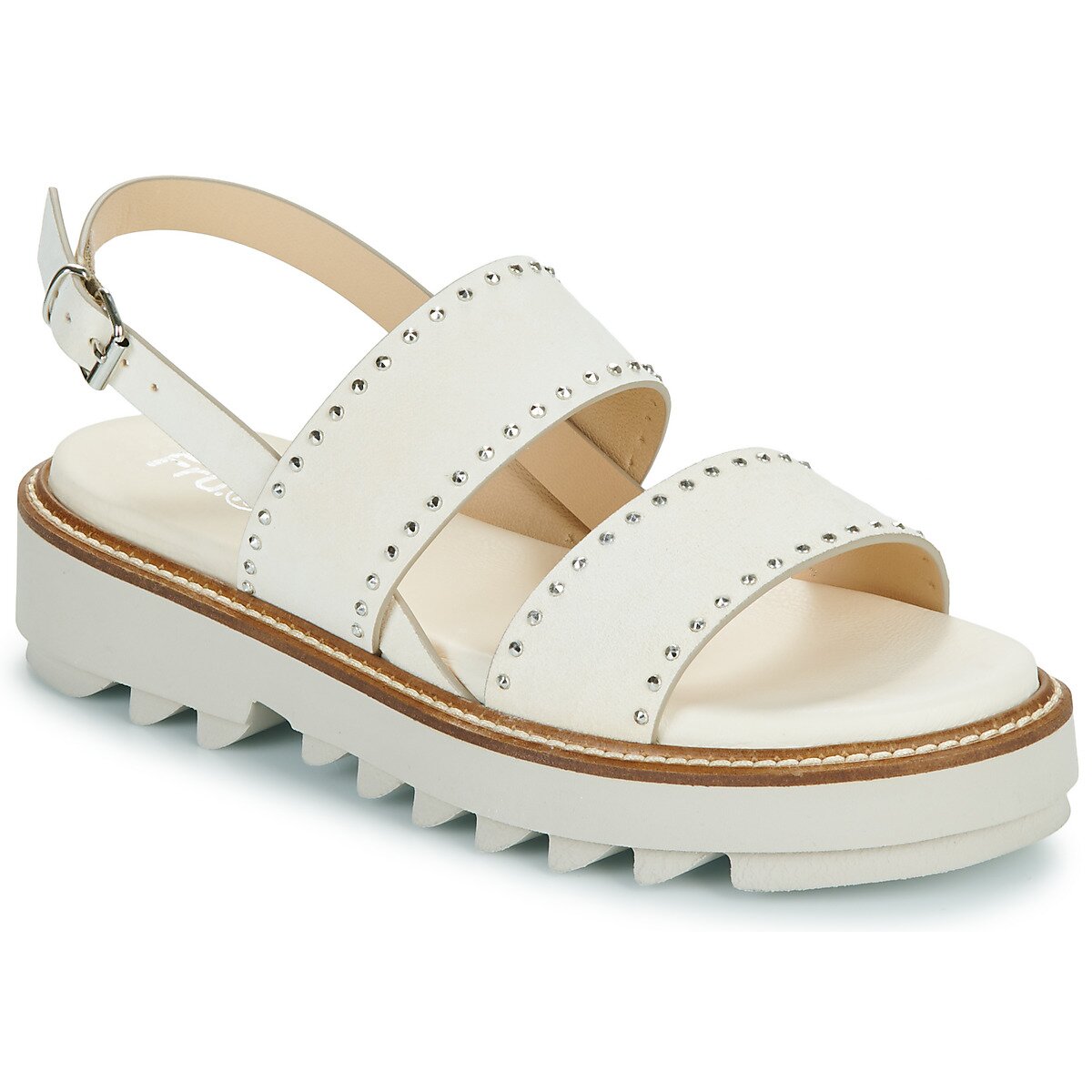 Fru.it Pantofi 8723-100-HELGA-TAUPE-WATER-GESSO