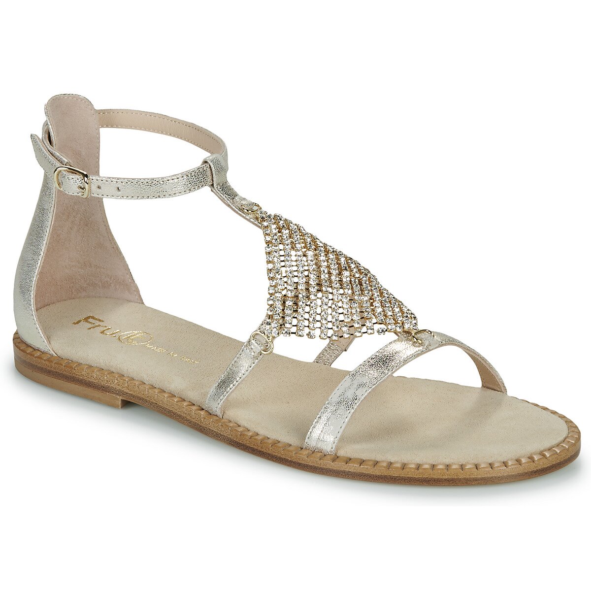 Fru.it Pantofi 9184-100-CUOIO-NATURALE-PARK-IVORY