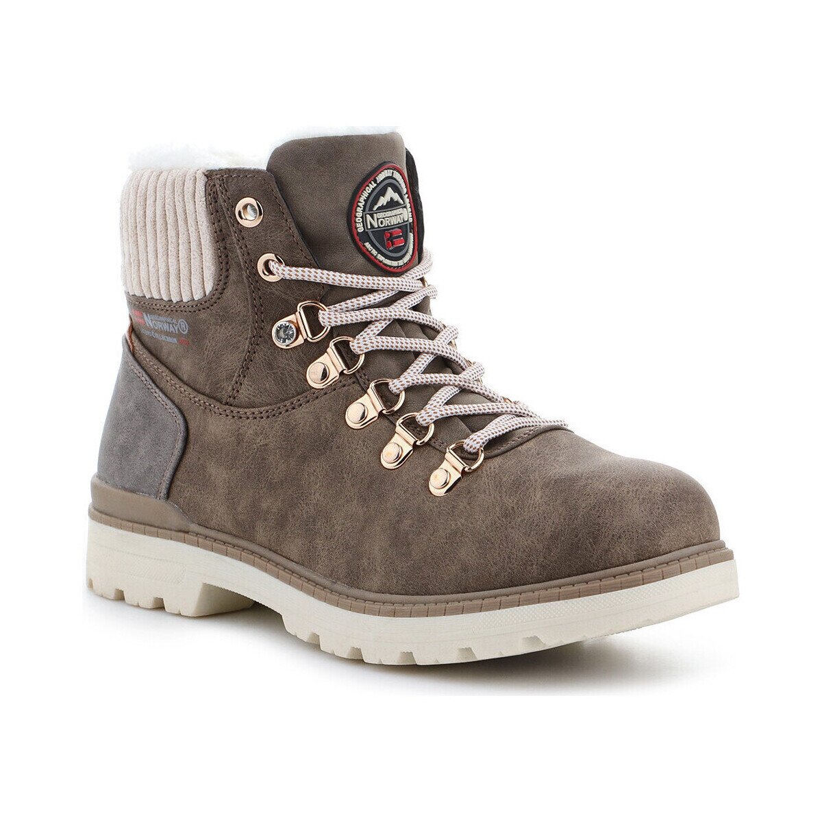 Geographical Norway Pantofi Hermine Brown