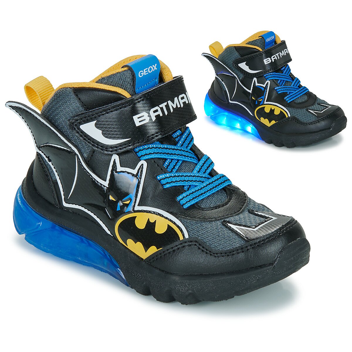 Geox Pantofi J CIBERDRON BOY BATMAN
