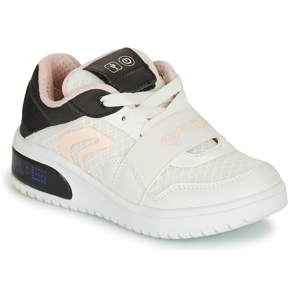 Geox Pantofi J XLED G. A - MESH+ECOP BOTT