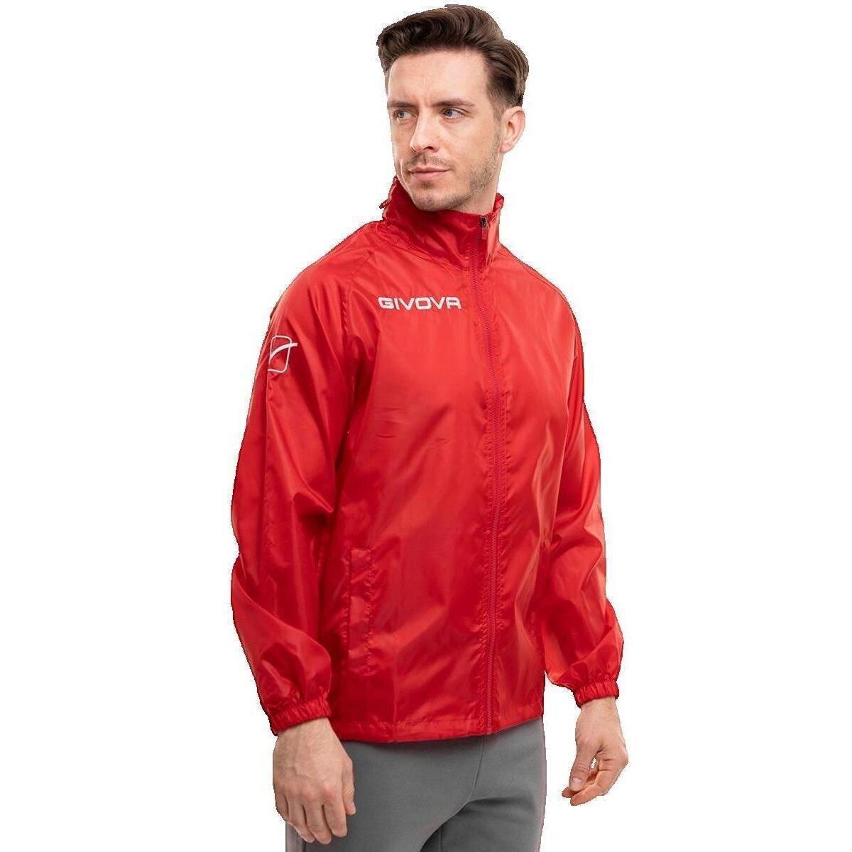 Givova Îmbracaminte Veste imperméable rouge