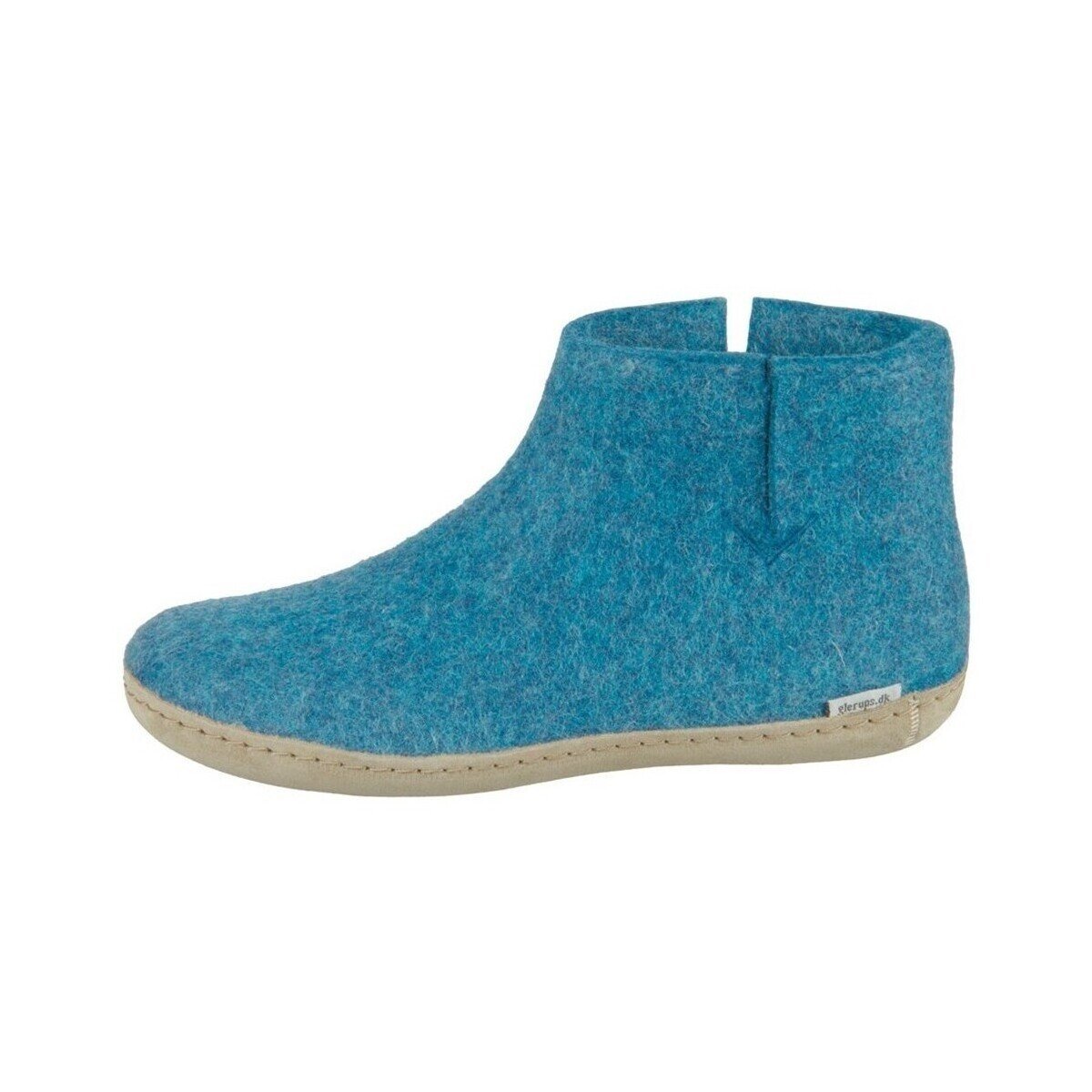 Glerups Pantofi DK Petrol Lammwollfilz