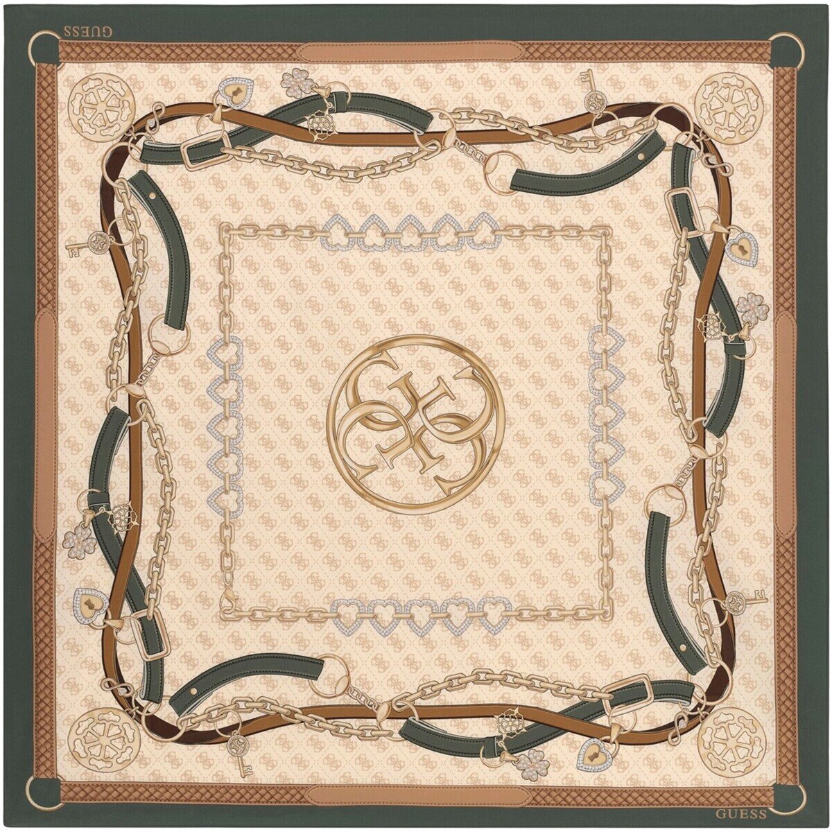 Guess Accesorii textile 90X90cm Printed Square Foulard
