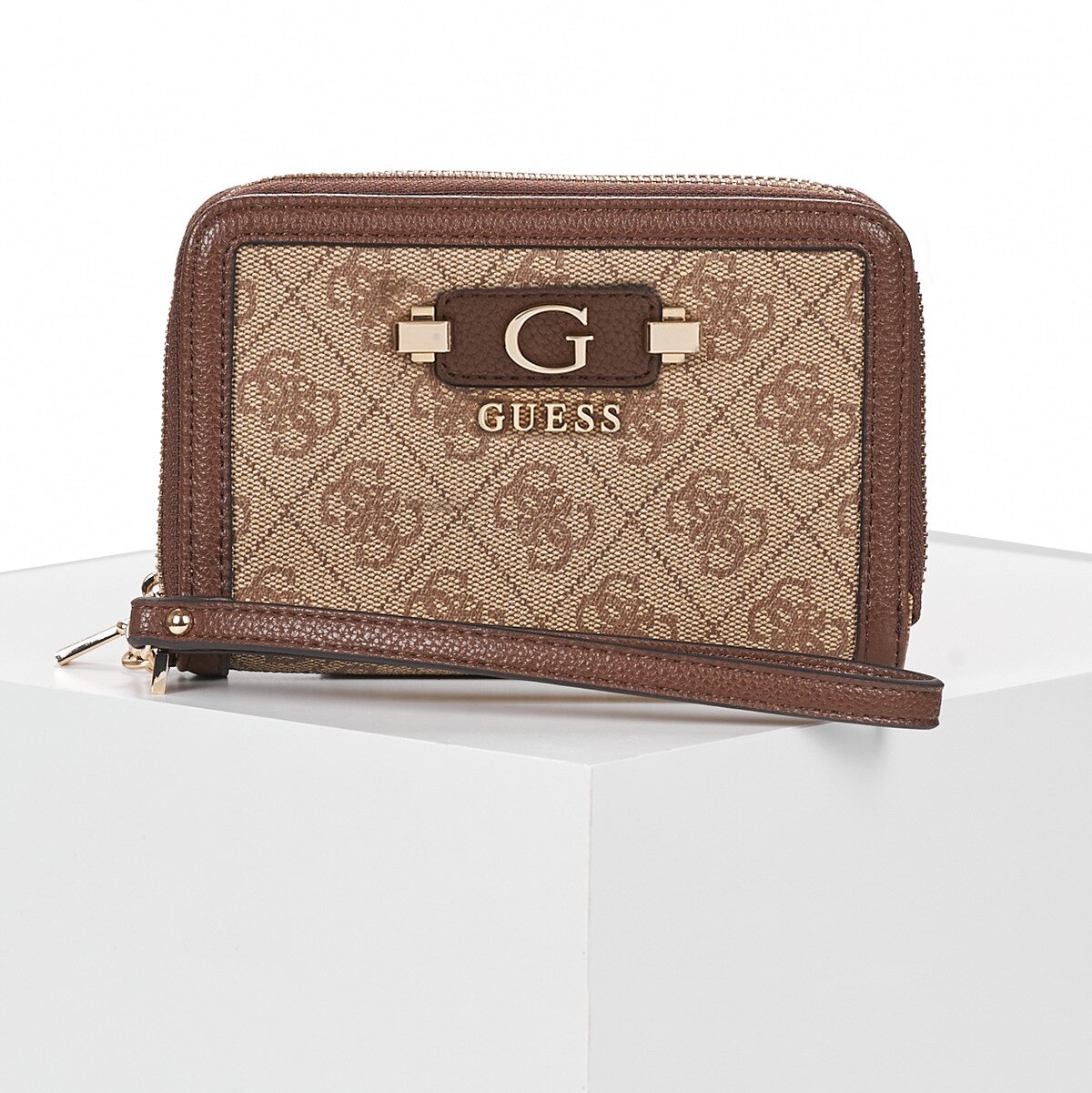 Guess Genti LINDSEY SLG MED DOUBLE ZIP