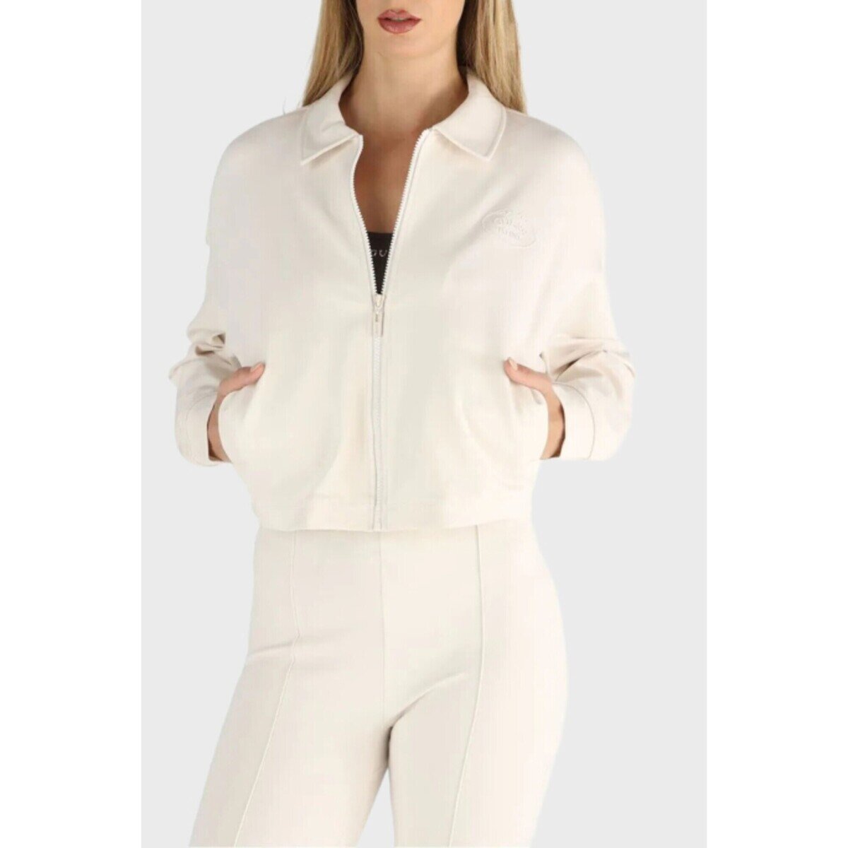 Guess Îmbracaminte Annie Crop Full Zip Jacket