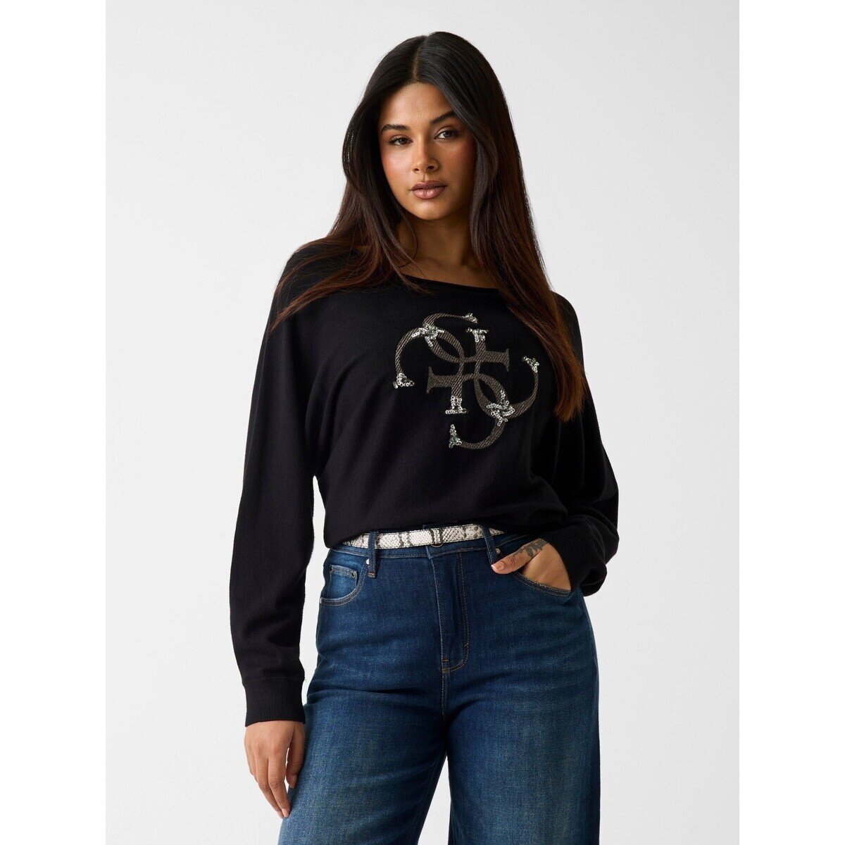 Guess Îmbracaminte Bat Sleeve Gemma Logo Swtr