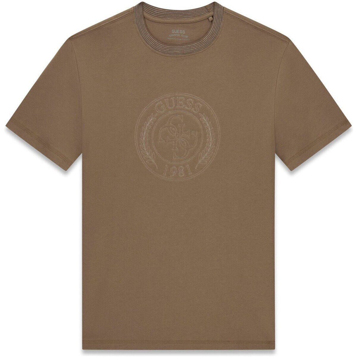 Guess Îmbracaminte Cn Ss Circle Logo Embroidery T