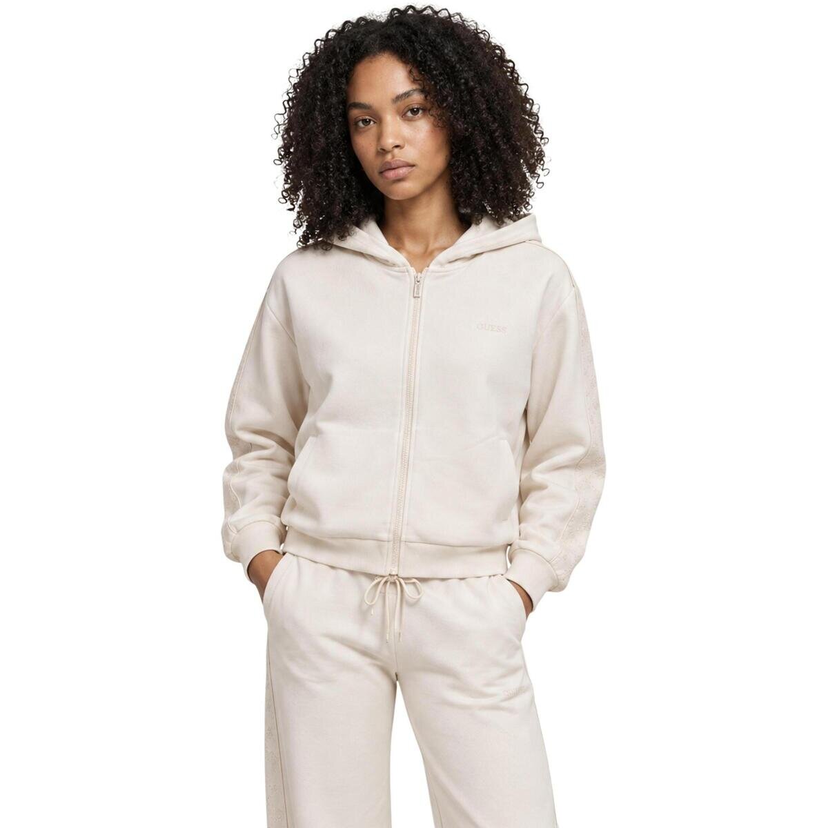 Guess Îmbracaminte ELSA FULL ZIP HOODIE V6BQ19 K6364