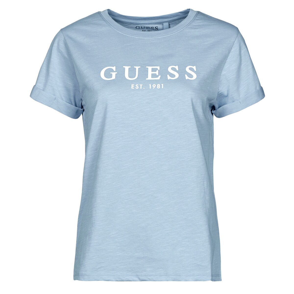 Guess Îmbracaminte ES SS 1981 ROLL CUFF TEE