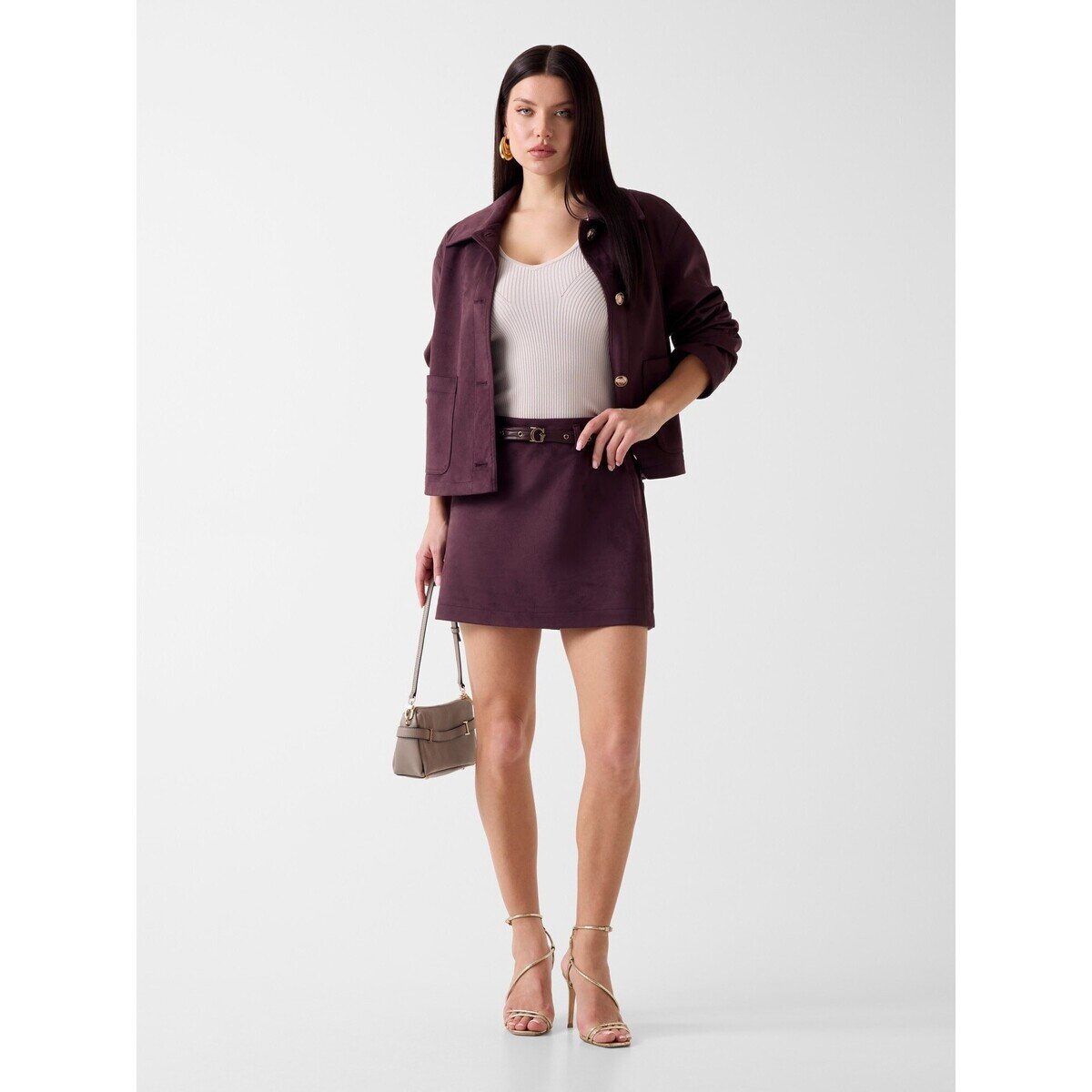 Guess Îmbracaminte Grace Suede Skirt