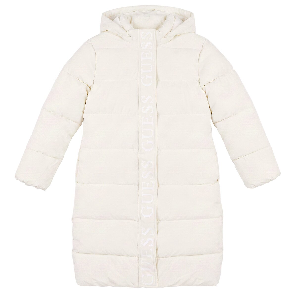 Guess Îmbracaminte HOODED LS LONG PUFFER