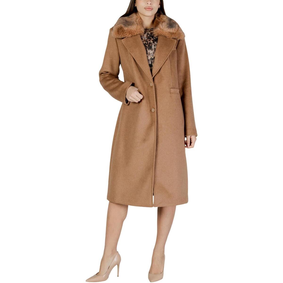 Guess Îmbracaminte KAROLE FUR COLLAR COAT W5BL19 W2642