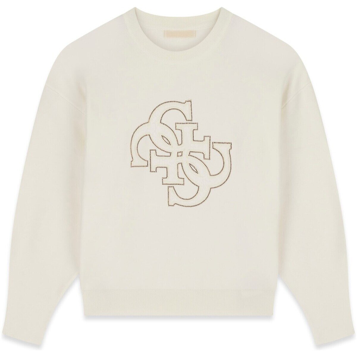 Guess Îmbracaminte Ls Cn Evelyn Triangle Logo Swt