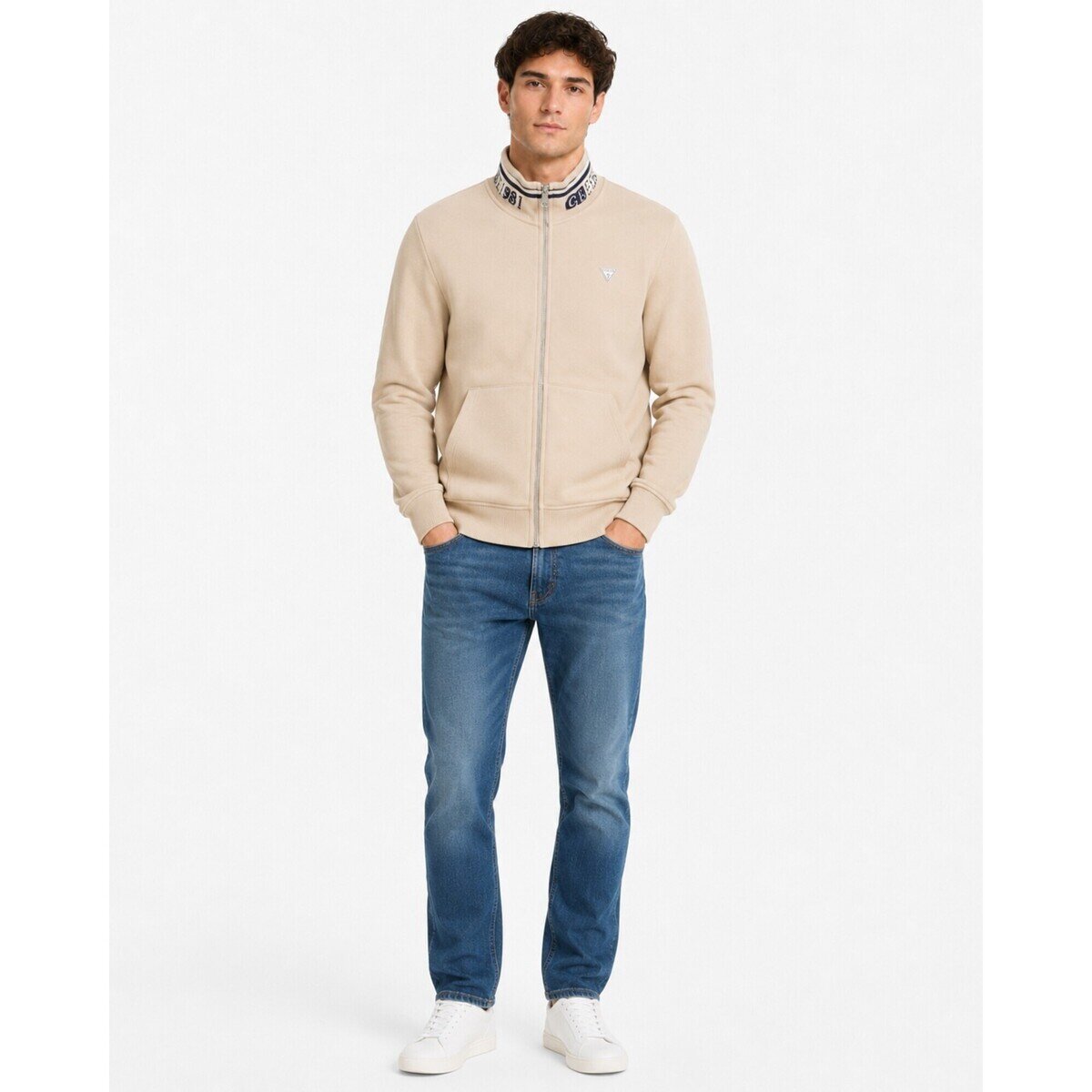 Guess Îmbracaminte Ls Full Zip-Up Trucker