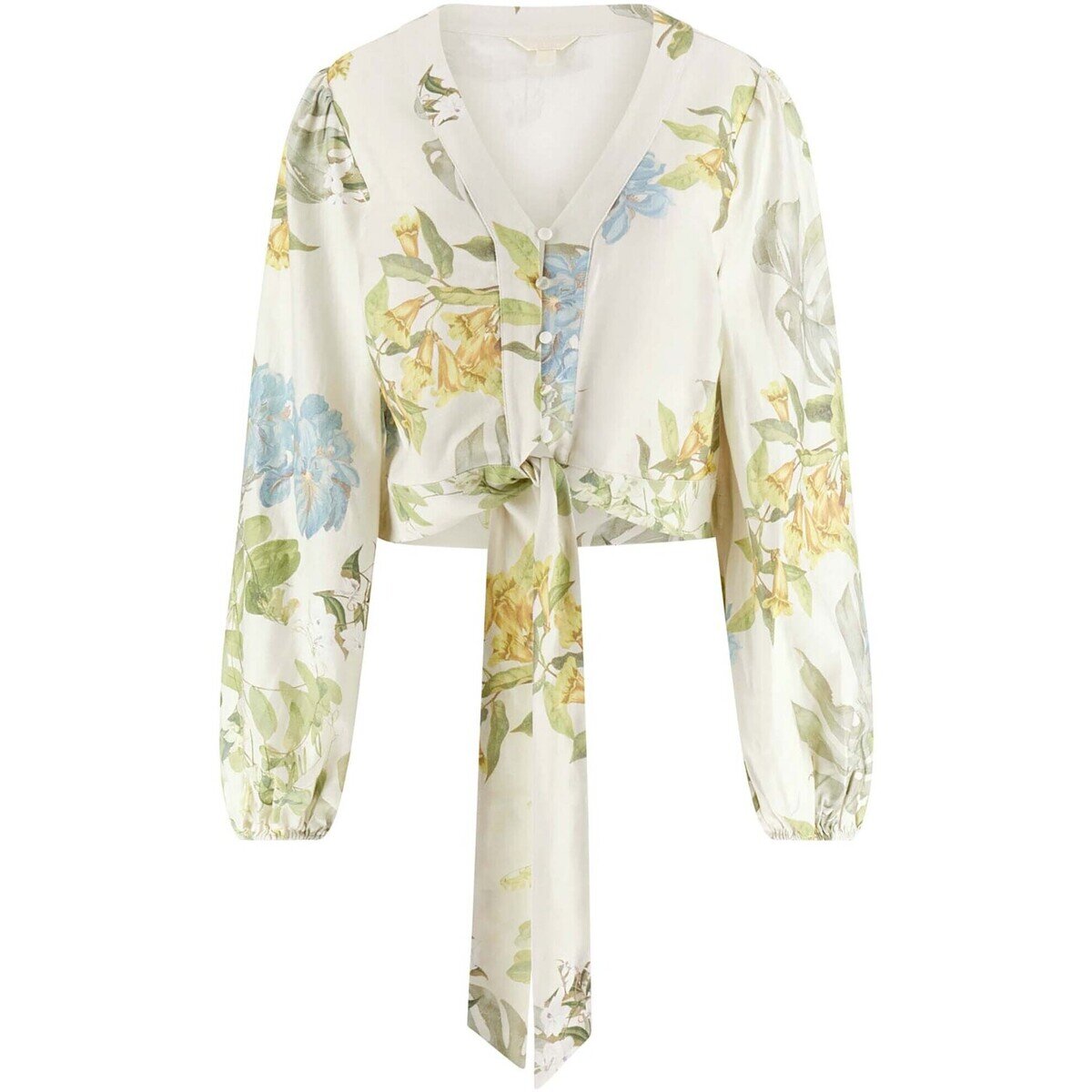 Guess Îmbracaminte Ls Shirley Linen Top