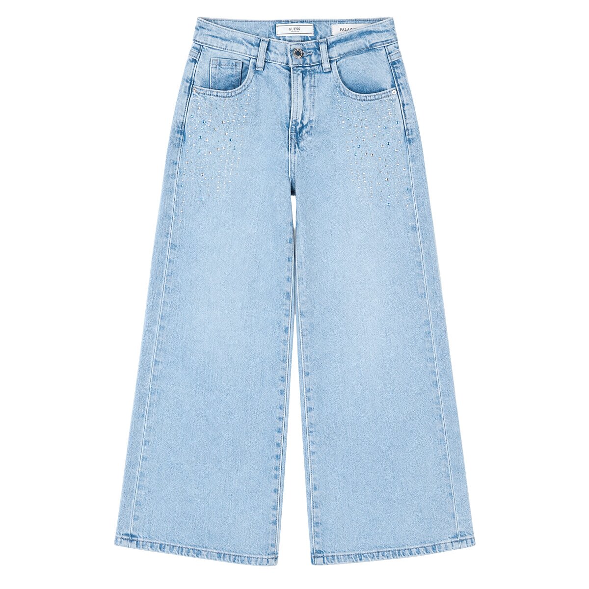 Guess Îmbracaminte PALAZZO COMFORT DENIM PANTS W/