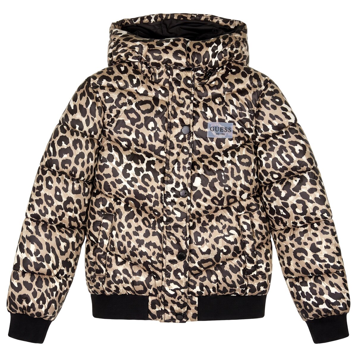 Guess Îmbracaminte POLYESTER HOODED LS PUFFER JACKET