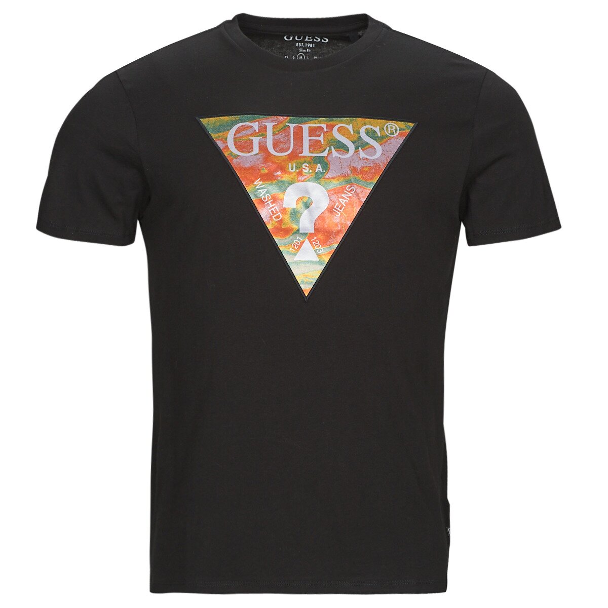Guess Îmbracaminte SS BSC ABSTRACT TRI LOGO TEE