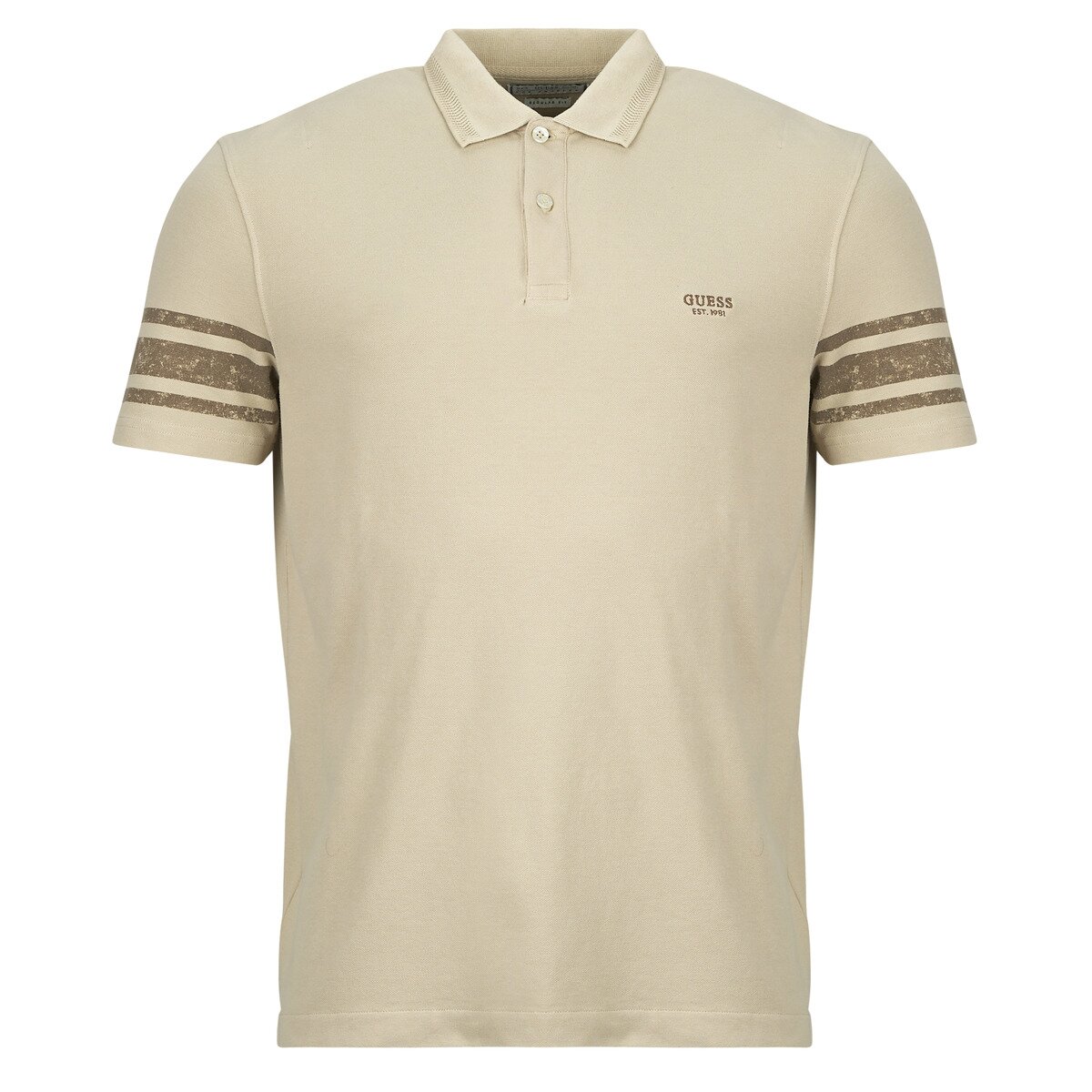 Guess Îmbracaminte SS WASHED PRINTED POLO