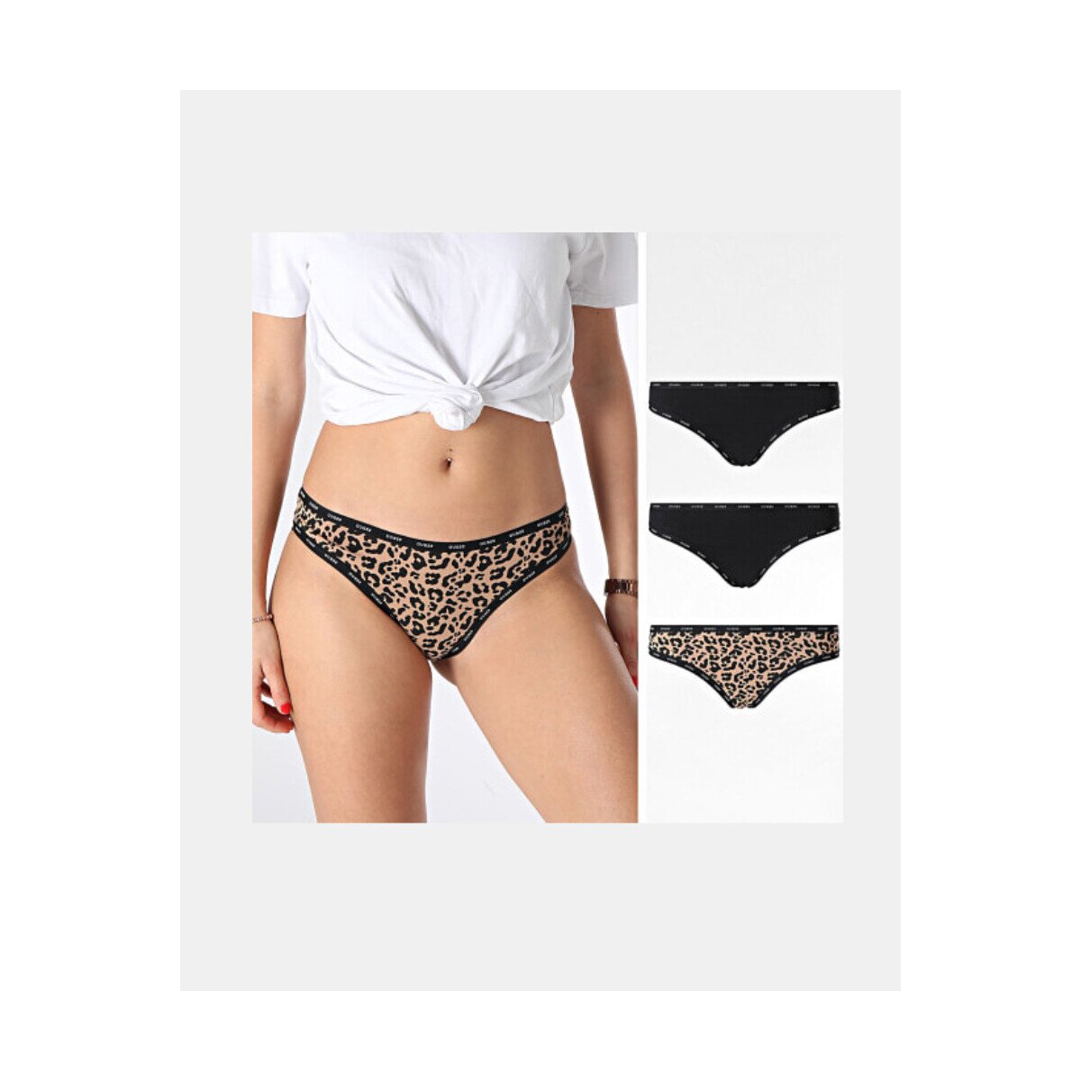 Guess Lenjerie intimă O4GG24 K6YW1 PRINTED BASIC THONG