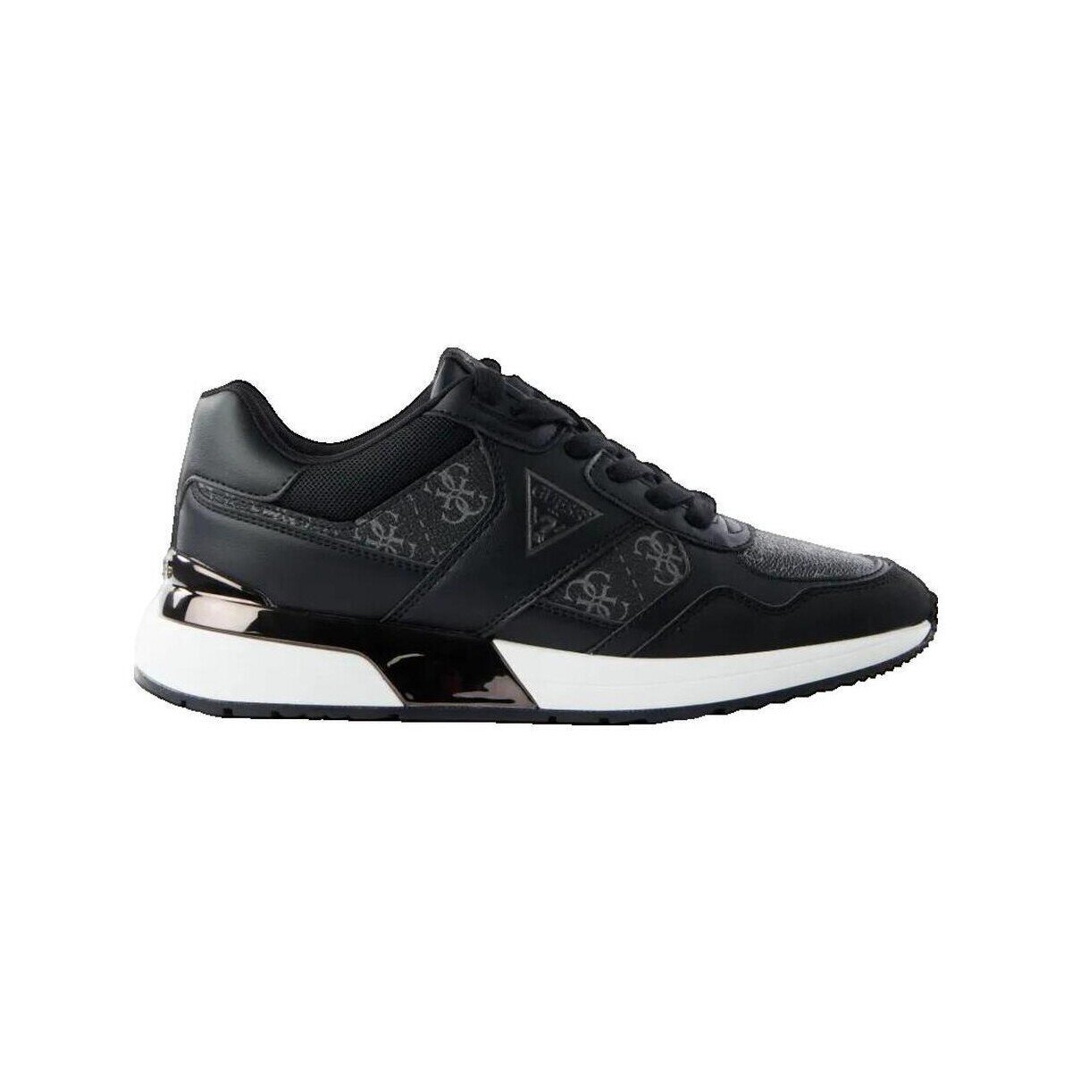 Guess Pantofi Baskets Mickay Similicuir Noir