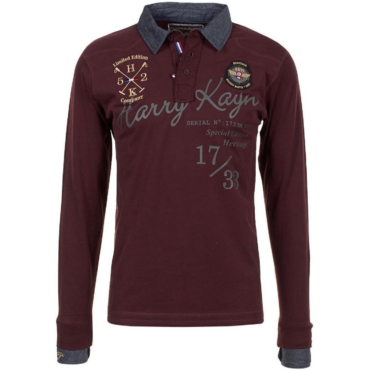 Harry Kayn Îmbracaminte Polo manches longues homme CAZBA