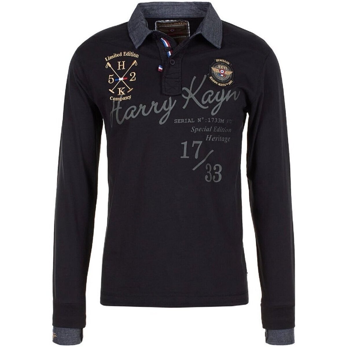 Harry Kayn Îmbracaminte Polo manches longues homme CAZBA