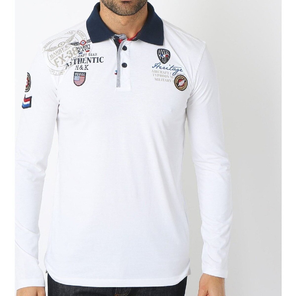Harry Kayn Îmbracaminte Polo manches longues homme CEGAM