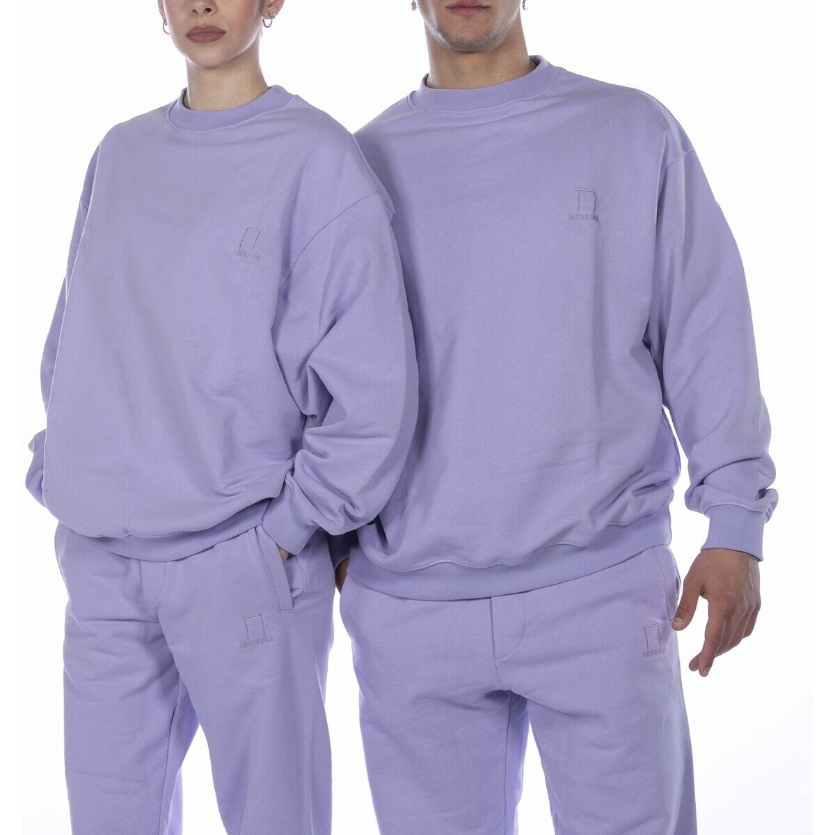 Heaven Door Îmbracaminte Crewneck Embroidered Logo Lilla