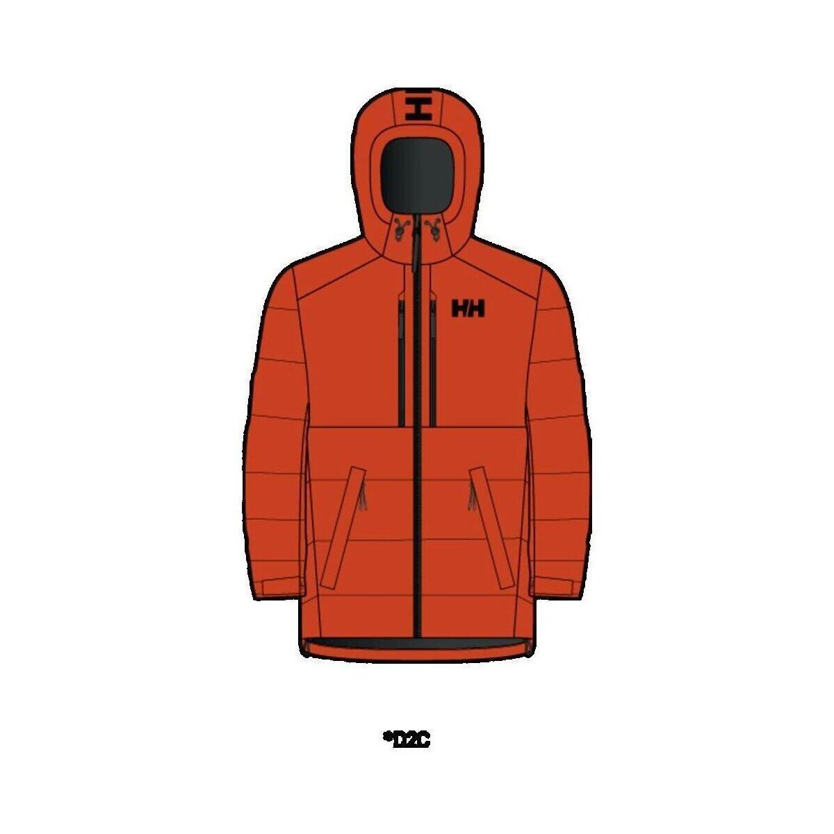 Helly Hansen Îmbracaminte Park Puffy Extérieur Tech Patrol Orange 300