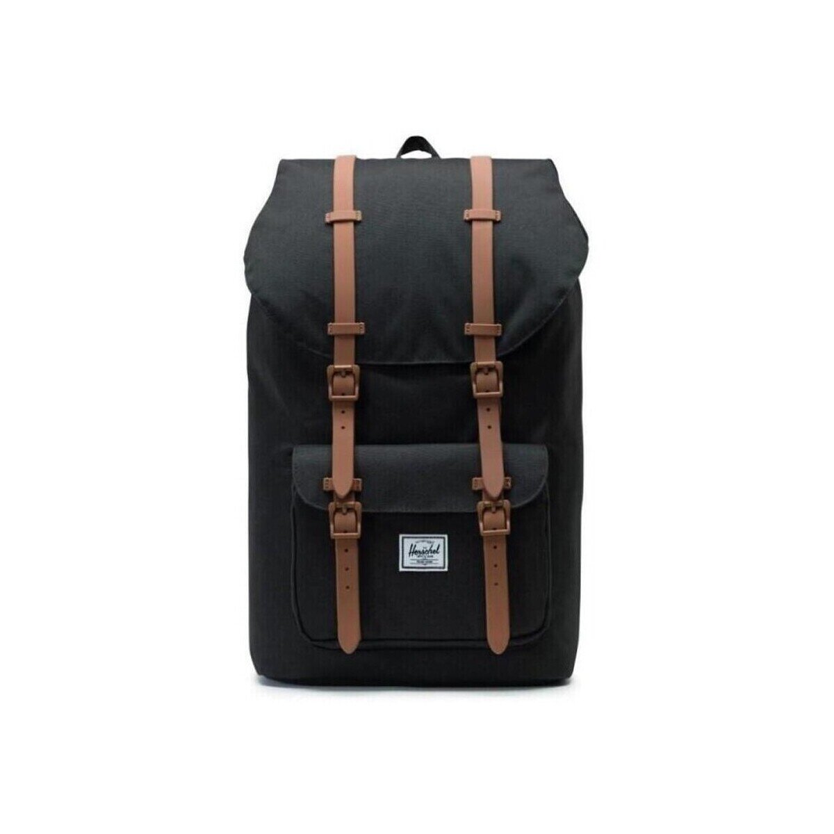 Herschel Genti Little America Backpack - Black Saddle Brown
