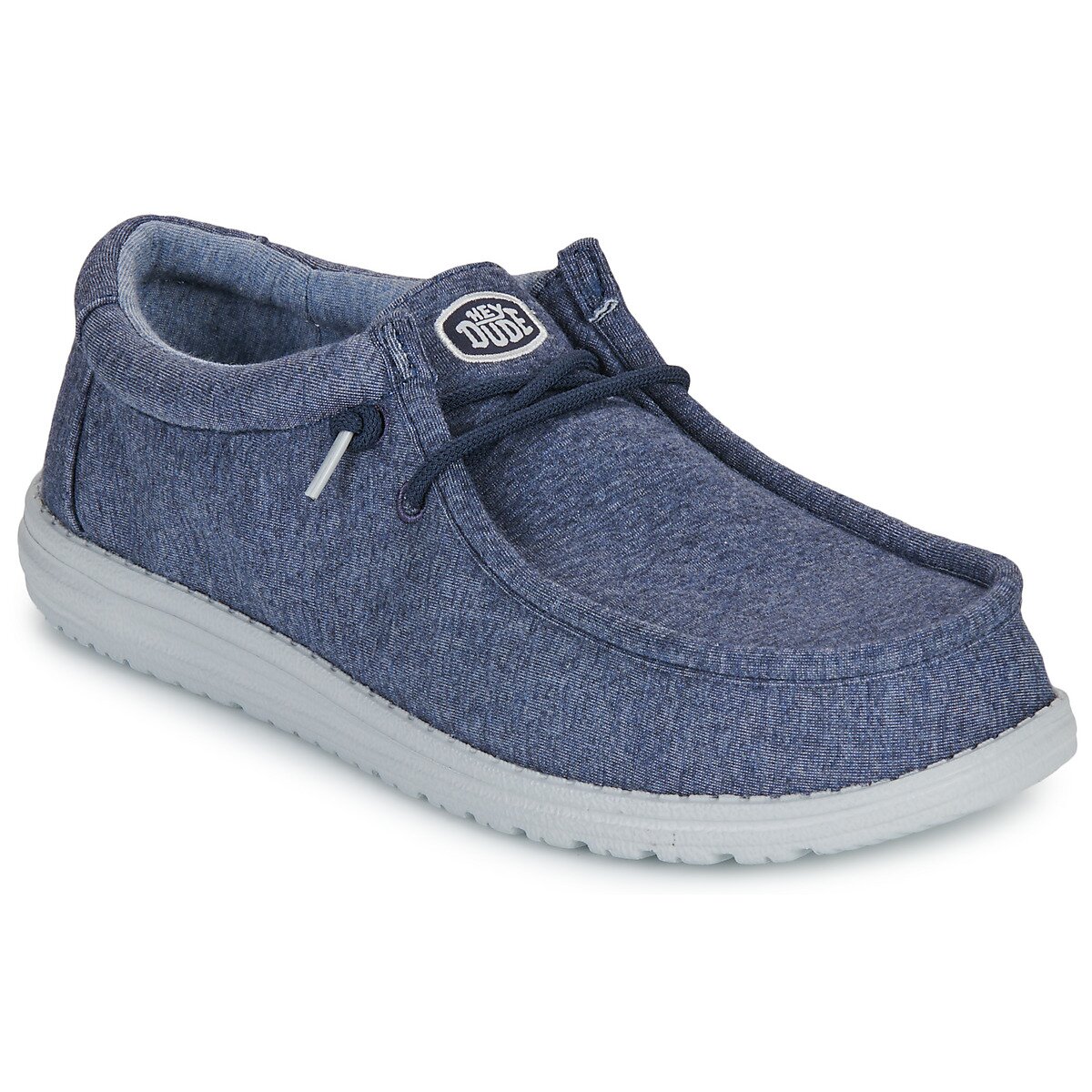 HEYDUDE Pantofi Wally Stretch Jersey Navy