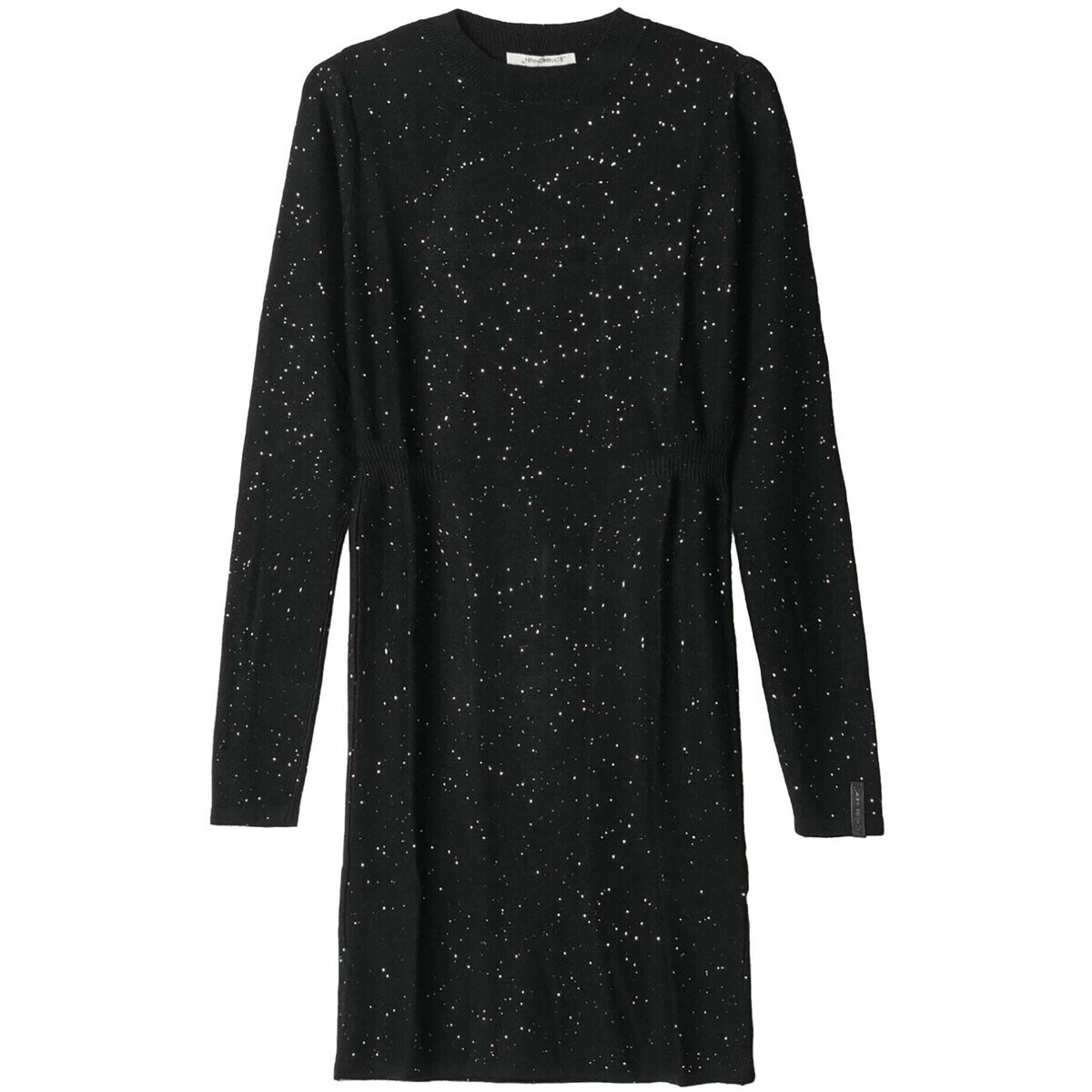 Hinnominate Îmbracaminte Abito Paricollo In Maglia Con Paillettes