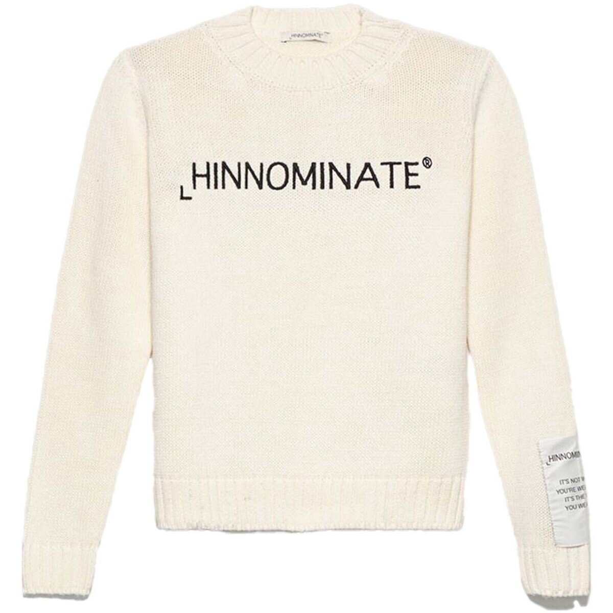 Hinnominate Îmbracaminte Maglia Paricollo Con Ricamo Ed Etichetta Manica