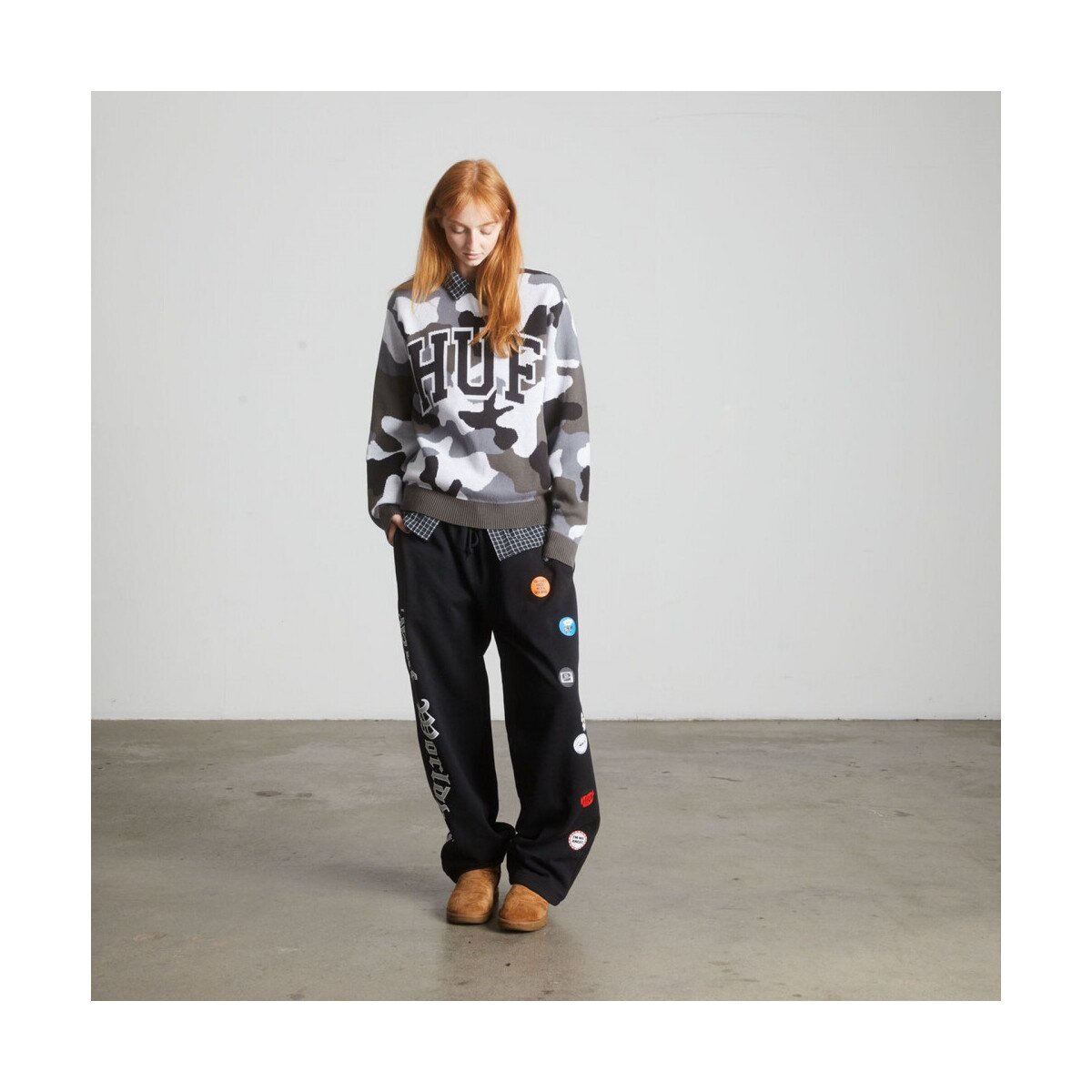 Huf Îmbracaminte Pull arch jacquard crewneck