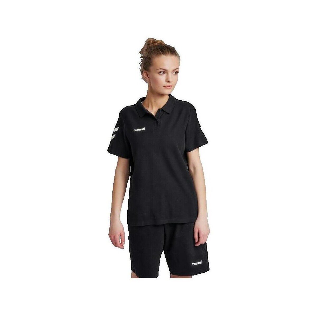 hummel Îmbracaminte Polo Go Cotton manches courtes noir