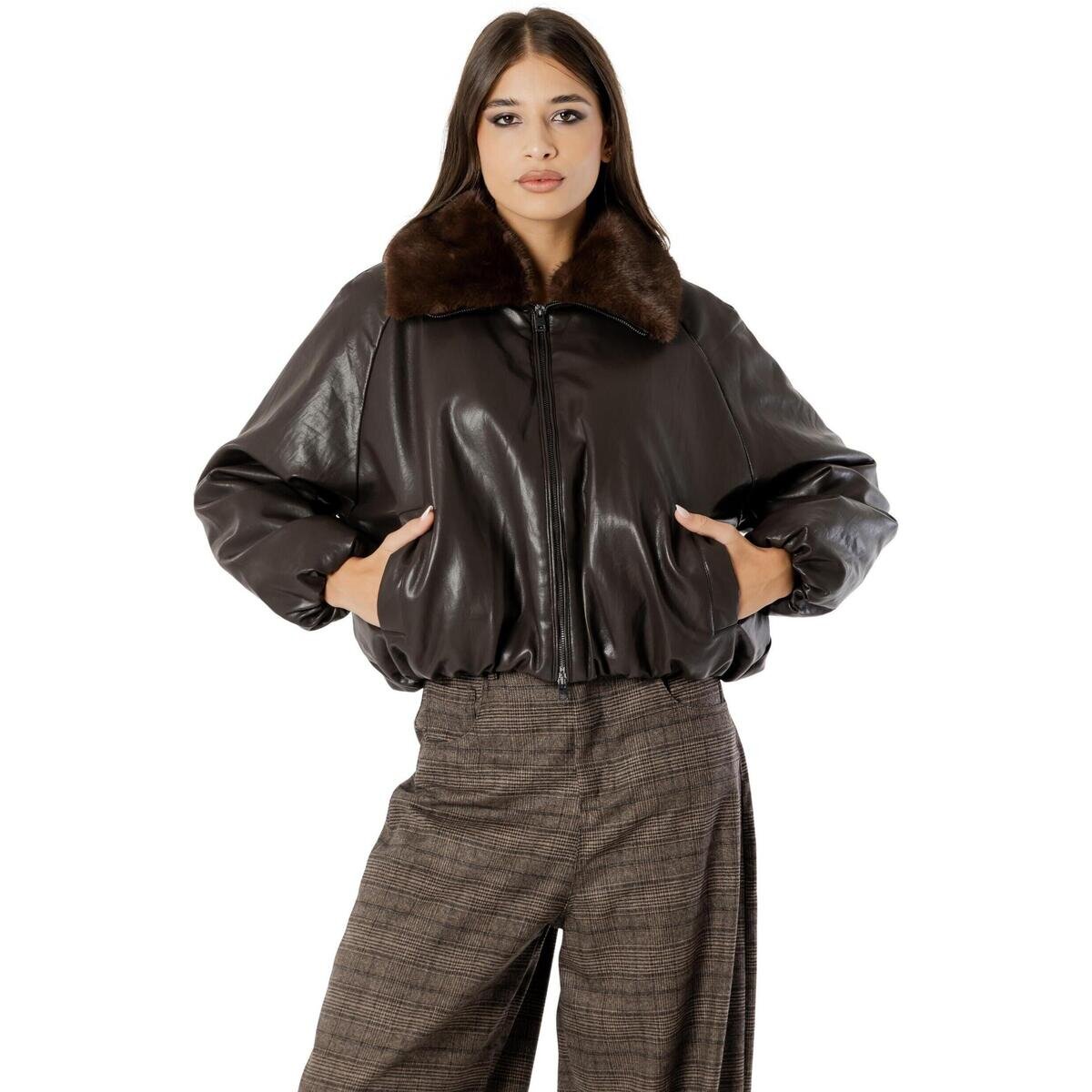 I Am Îmbracaminte AMBRA FAUX LEATHER BOMBER SLI6GB026248D