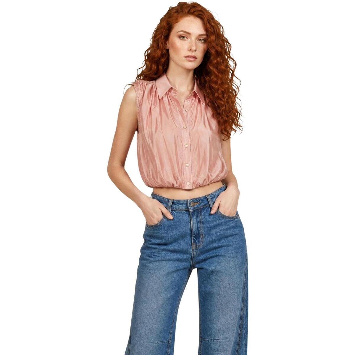 I Am Îmbracaminte Blusa Tencel Smanicata 26104