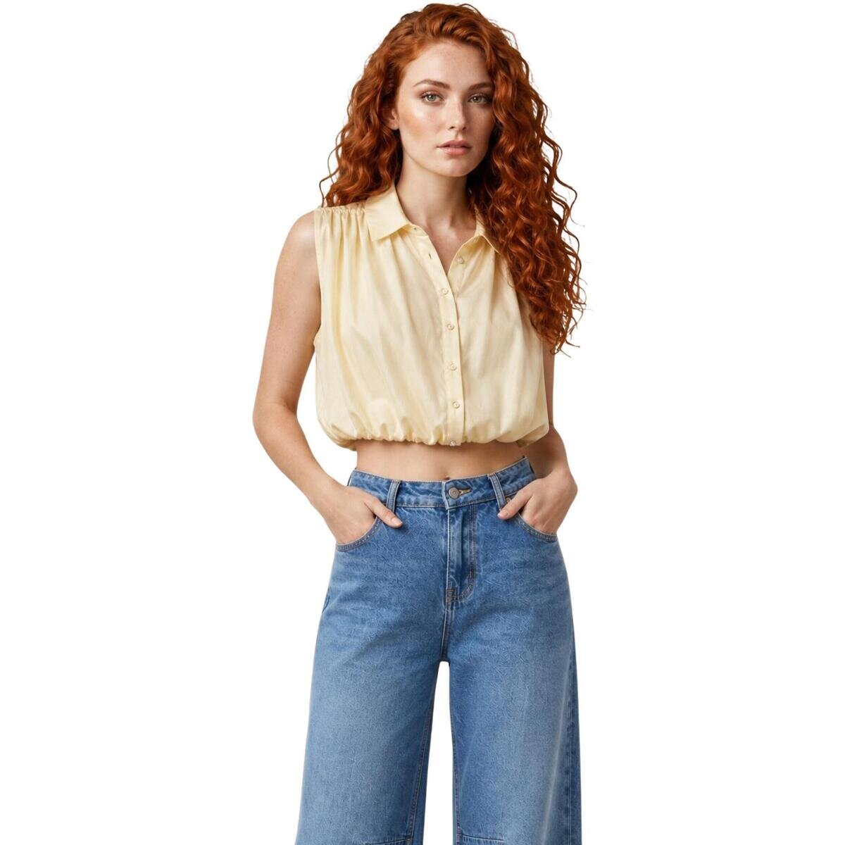 I Am Îmbracaminte Blusa Tencel Smanicata 26104