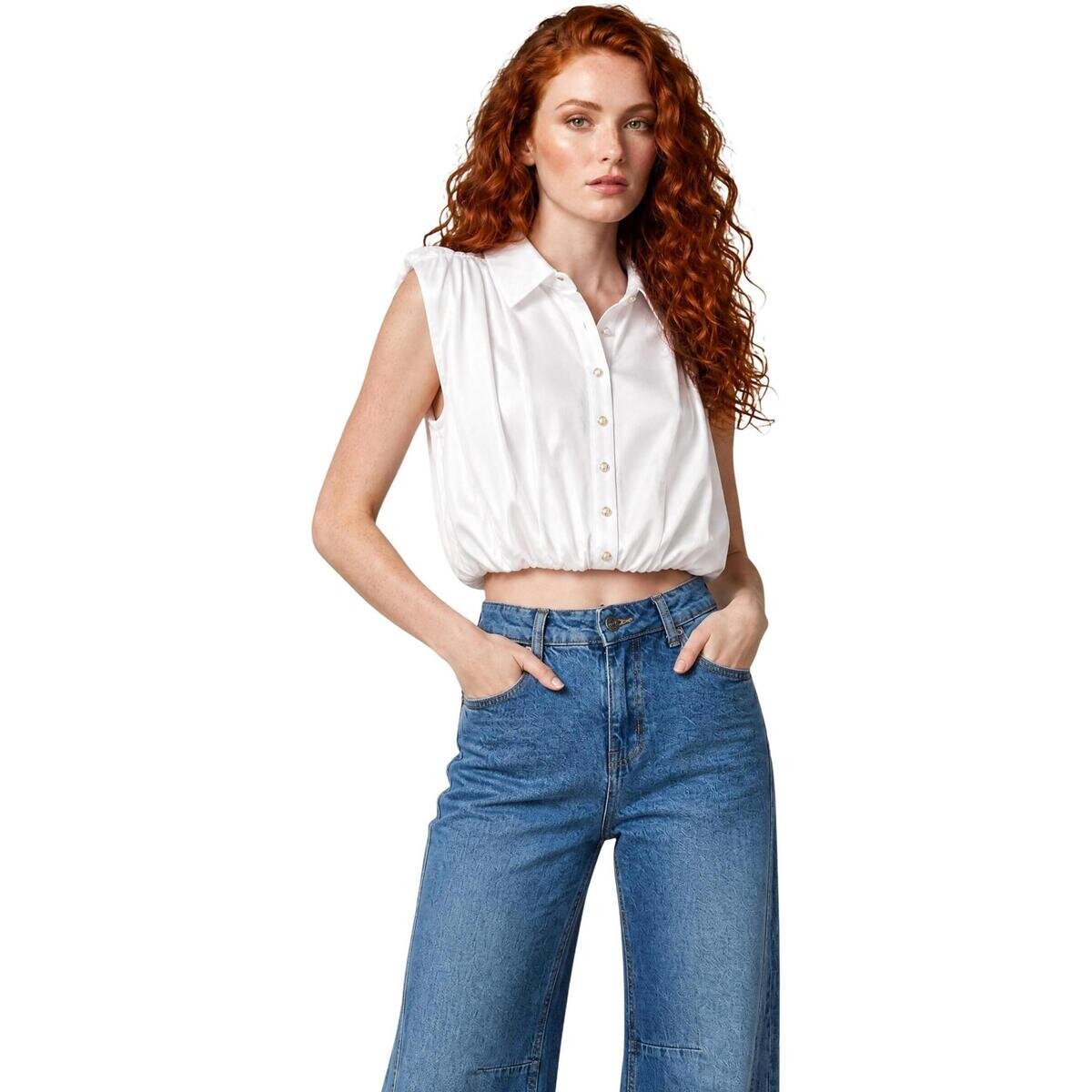 I Am Îmbracaminte Blusa Tencel Smanicata 26104