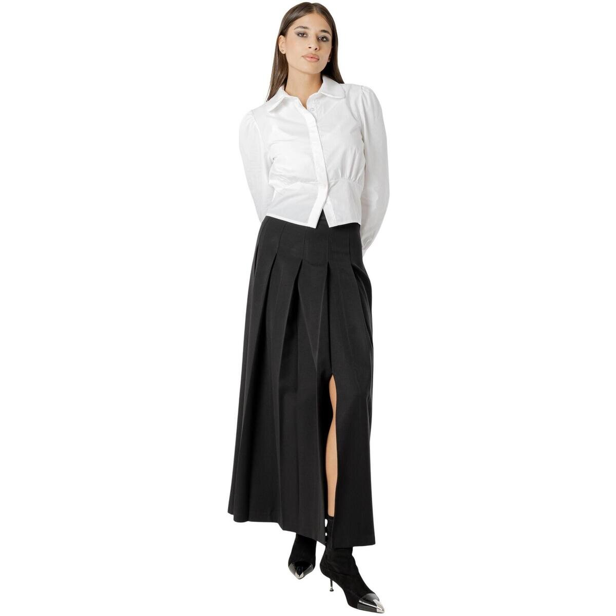 I Am Îmbracaminte CHRYSLER PLEATED MAXI SKIRT AI26614