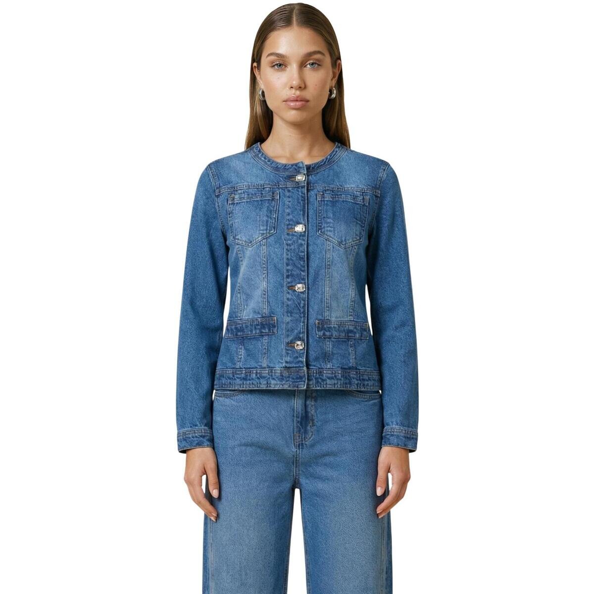 I Am Îmbracaminte Giacca Cotone Denim SLE6GB025390D