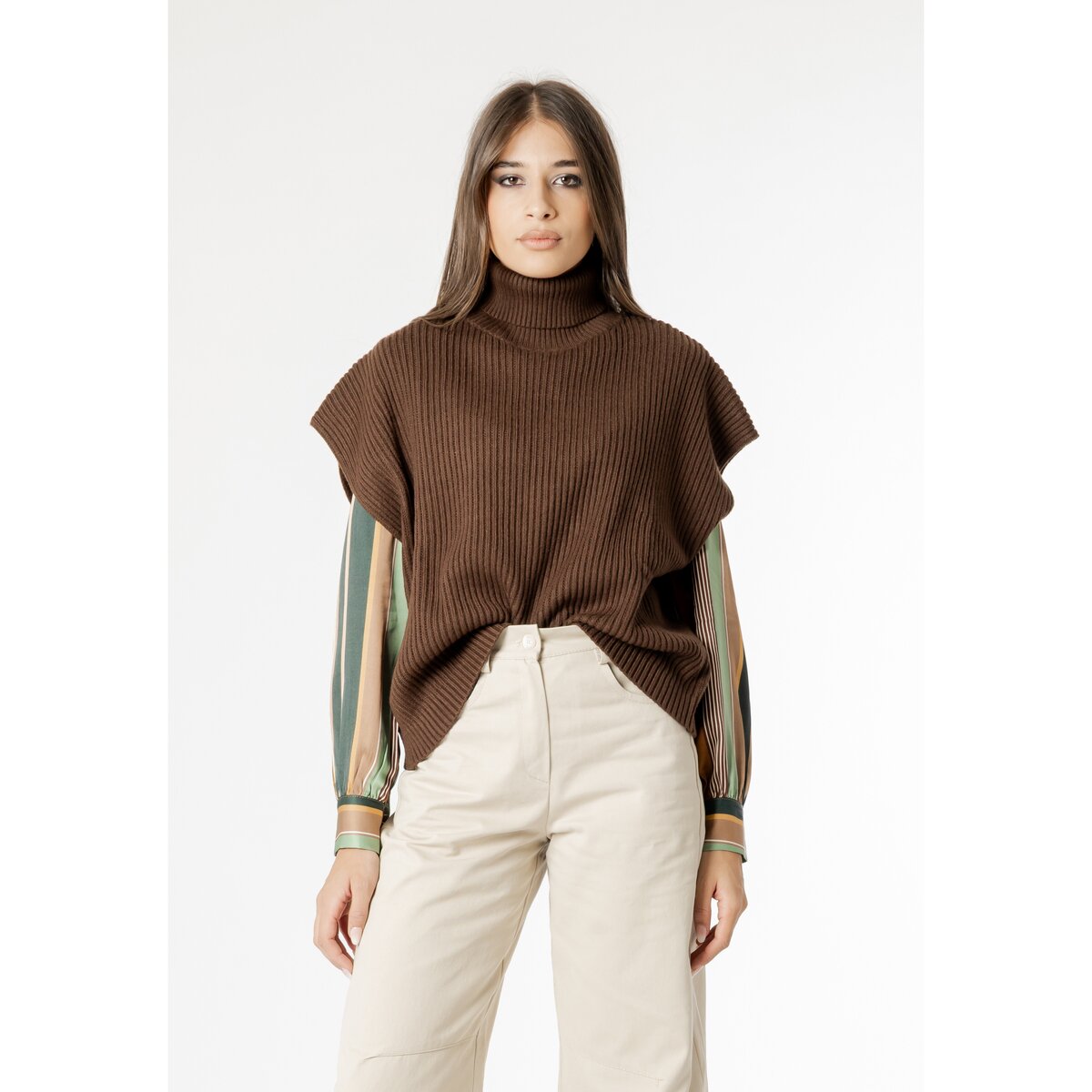 I Am Îmbracaminte QUARZO KNIT VEST SLI6GL026239VD