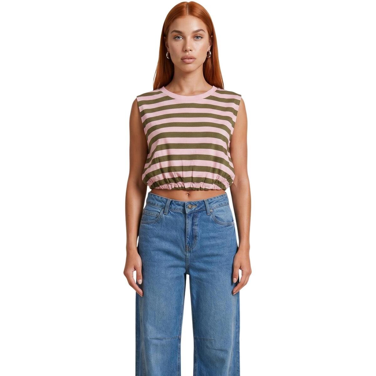 I Am Îmbracaminte Top Viscosa Righe 26038