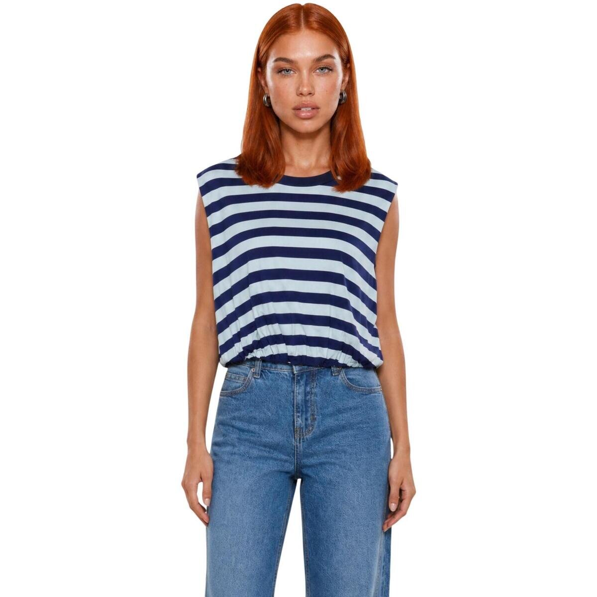 I Am Îmbracaminte Top Viscosa Righe 26038