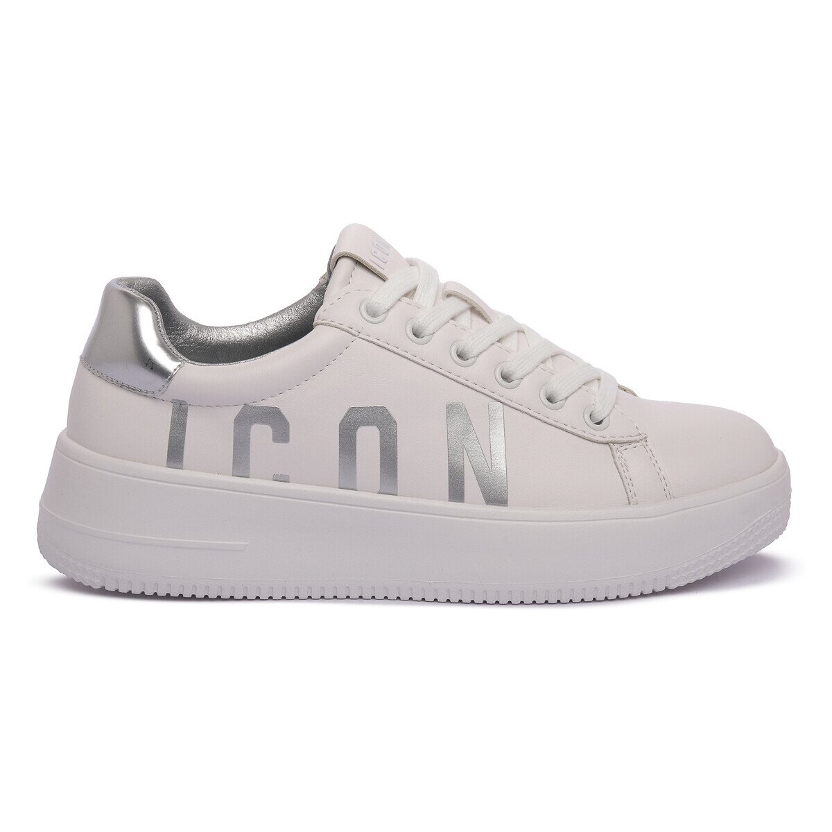 Icon Pantofi WHITE SILVER