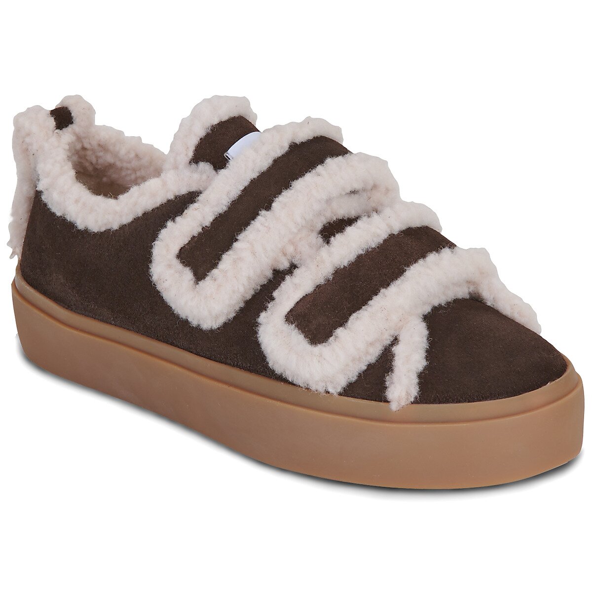 Inuikii Pantofi SHEARLING LOW VELCRO
