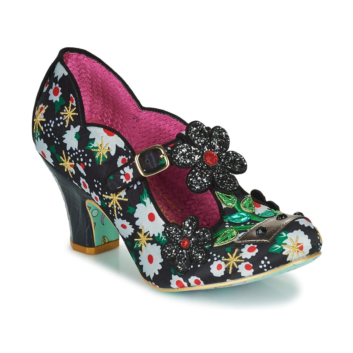 Irregular Choice Pantofi Happy Houseplant
