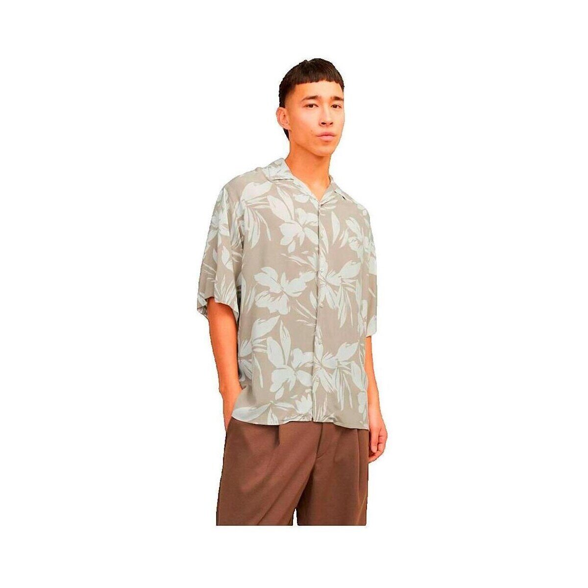 Jack & Jones Îmbracaminte Chemise Jack Jones Jeff Aop Beige